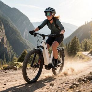 Bicicleta eléctrica de montaña con motor central BAFANG, neumáticos de 27.5*3 pulgadas, batería de 48V20AH, frenos de disco hidráulicos dobles y cuadro de aleación de litio. - Product Image 2