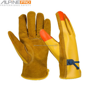 ถุงมือหนังแพะกันบาด/กันกระแทก สำหรับคนขับรถ ยี่ห้อ Alpine Industries ผลิตในปากีสถาน โรงงาน OEM - Product Image 2