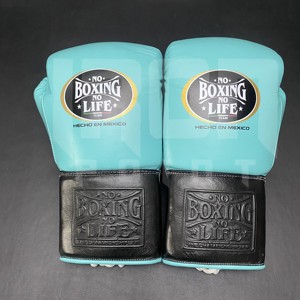 No Boxing No Life Professional <b>Laced</b> <b>Top</b> Grade Cowhide Leather Boxing Gloves Full Finger Thick 4-Layer Padding Breathable - Product Image 3