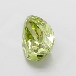 Diamant de laboratoire vert vif fantaisie VS1 de 3,04 ct en forme de poire - Product Image 2