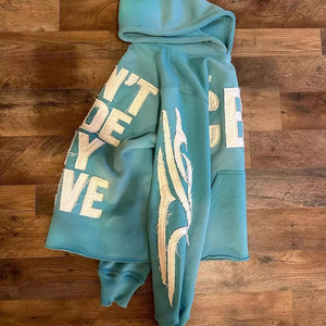 Sweat à capuche brodé personnalisé avec logo ODM, style streetwear hiver, épais, en coton mélangé, coupe décontractée, doublé - Product Image 5