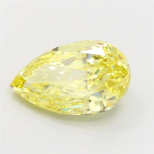 Gema de Lujo Brillante con Certificación CVD para Joyería Fina, Exquisito Diamante Amarillo Intenso Cultivado en Laboratorio, Piedra Suelta - Product Image 2