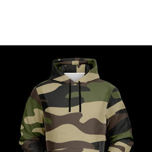 Sudadera con Capucha de Camuflaje Personalizada para Hombre y Mujer, Otoño Invierno, Premium Unisex, 100% Algodón, Forro Polar Cortavientos de 370GSM, Logotipo Personalizado - Product Image 5