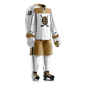 Maillot de hockey sur glace de haute qualité avec logo personnalisé, respirant, uniforme de sport haut de gamme pour le hockey sur glace - Product Image 3