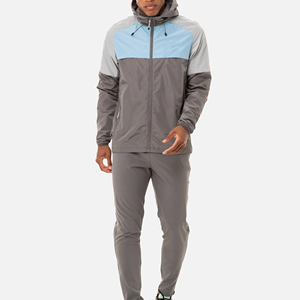 Chaqueta Cortavientos Impermeable y Transpirable para Hombre, con Capucha, Ligera, de Secado Rápido, para Invierno y Actividades al Aire Libre, en Lona y Poliéster - Product Image 3