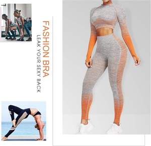 Ensemble de yoga personnalisé : Leggings taille haute et soutien-gorge de sport légers 19. Vêtements de sport pour femmes, ensemble 2 pièces, leggings taille haute, soutien-gorge de sport rembourré - Product Image 6