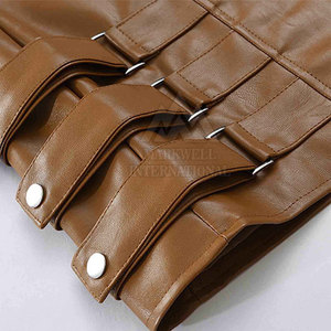 Nuevo Chaleco de Cuero Genuino para Hombre, Chaleco de Cuero Hecho a Medida de Buena Calidad para Hombre - Product Image 6