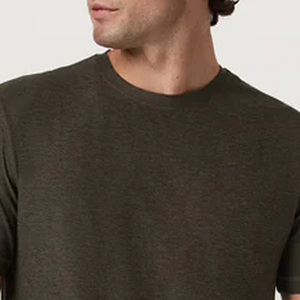 T-shirt de sport pour homme, coupe ample, couleur unie, col rond, style décontracté, pour les acheteurs en gros, service OEM, design personnalisé, prix abordable. - Product Image 2