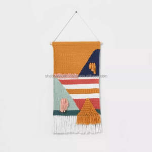 Tapiz colgante de pared tejido de alta calidad, tapiz bohemio personalizado, decoración de pared tejida, colgante de pared a precio barato - Product Image 6