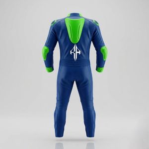 ชุดหนังขี่มอเตอร์ไซค์ผู้ชาย รุ่นล่าสุด ชุดแข่งหนังแท้สำหรับฤดูหนาว ออกแบบคุณภาพพรีเมียมตามสั่ง - Product Image 3