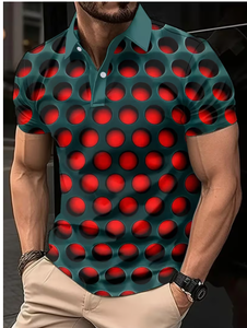 Men s Fashion Color Block <b>Shirt</b> Digital Print <b>Patchwork</b> Design Breathable Short Sleeve Casual Button Front <b>Shirt</b> for Men - Product Image 4