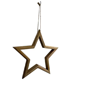 Elegant Modern Metal Christmas <b>Star</b> <b>Hanging</b> Ornament-Eco-Friendly Durable Multipurpose Decorative Wall Display for Festive - Product Image 4