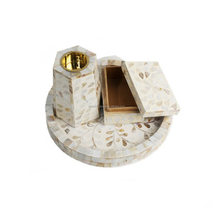 Juego de quemador y tarro Divine Radiance Bakhoor con incrustaciones de nácar Juego de Mabkhara hecho a mano Premium para Ramadán y uso espiritual - Product Image 6