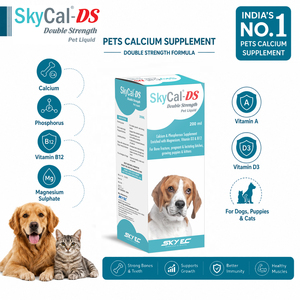 SkyEC SkyCal-DS Syrup Doble Concentración 200ml Suplemento Líquido de Calcio, Fósforo y Multivitaminas para Apoyo Inmunológico y Salud Ósea - Product Image 3
