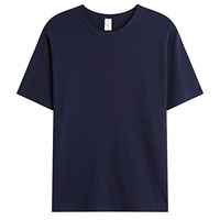 T-shirt vierge de haute qualité en gros 180gsm 100% coton taille américaine double étiquette détachable US/EU pour hommes femmes impression de Logo personnalisé