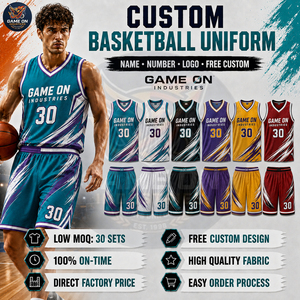 2026 OEM ODM Factory Direct With Private Lable Lightweight Custom Basketball Uniform Sublimated Team Jersey and Shorts Sets - Product Image 2