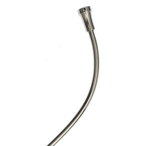 Tubo de succión Yankauer de 11-3/4 pulgadas, instrumento quirúrgico de succión de acero inoxidable cromado, punta de bulbo, dispositivo reutilizable para quirófano - Product Image 4