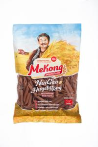 Pâtes Penne au riz rouge raffiné de qualité supérieure OEM, sans sucre, faibles en sodium, non-OGM, en sachet, Vietnam - Product Image 2