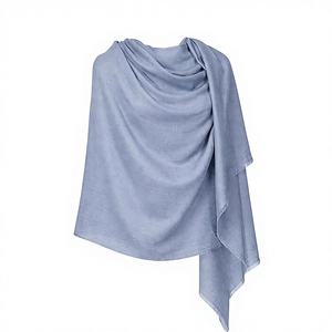 Estola de Lana Fina de Cachemira Étnica para Mujer VIC, 70x200 cm, Modelo VIC-CMS-PLHD008, Transpirable, para Uso Diario en Exteriores, Hecho en India - Product Image 1