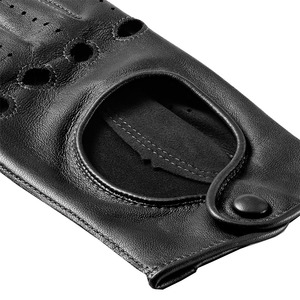 Gants de conduite en cuir véritable, à doigts entiers, chauds, isolés, coupe-vent, respirants, écologiques, pour hommes et femmes, sports de plein air - Product Image 6