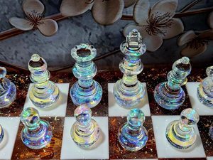 High Quality Custom Resin <b>Chess</b> <b>Board</b> Box <b>Chess</b> Game <b>Set</b> Luxury Resin Silver <b>Chess</b> Piece High Selling Affordable - Product Image 2