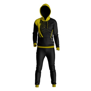 Nouveauté, meilleur prix, survêtements unisexes d'hiver en coton 100% uni, sublimation, design personnalisé, vente directe d'usine - Product Image 2