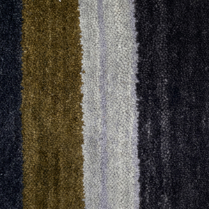 Alfombra DECORDEC de Lana, Hecha a Mano, Antideslizante, Ecológica, con Rayas Horizontales Tonales en Capas, Pelo Medio Grueso, para Dormitorio y Sala de Estar - Product Image 4