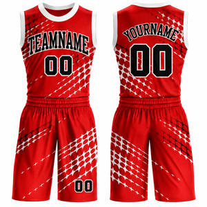 Basketball Sportswear Set Jersey Shorts Team Uniform Sublimation Printed Mesh Quick Dry Breathable Polyester Fabric Custom Logo - Product Image 6