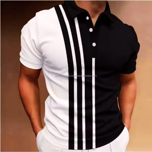 Econex Sports Polo de golf ajusté économique pour hommes, personnalisé pour Homme, tissu tricoté avec logo brodé de haute qualité, grande taille - Product Image 3