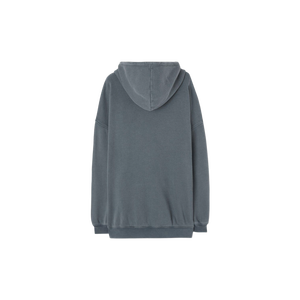 <b>Men's</b> Oversized Hooded Sweatshirt Solid Color Cotton Fleece Casual <b>Pullover</b> Autumn Style Pocket Design Oversized Fit - Product Image 6