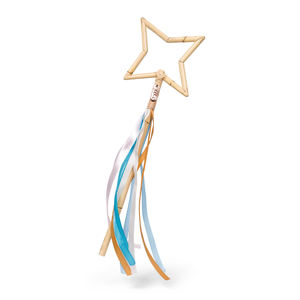Popular Best Seller Rattan Kid Toy Eco Friendly Wicker Star Magic Wand Ribbon Stick Children Bedroom Decor Wholesale - Product Image 4