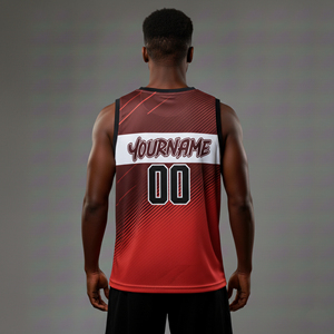Nueva Camiseta de Baloncesto para Hombre 2026, 100% Poliéster, Diseño Personalizado con Nombre y Logotipo, Sin Mangas, Estampada, Tallas Grandes, Transpirable - Product Image 4