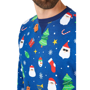 Nouveau sweat-shirt pour homme à imprimé numérique intégral, personnalisable, 100 % coton molletonné, écologique et respirant - Product Image 3