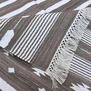 พรมผ้าฝ้ายสำหรับตกแต่งที่ออกแบบมาเพื่อให้เหมาะกับบ้านทุกแบบพื้นผิวที่มีสีสันเป็นมิตรกับสิ่งแวดล้อม010 - Product Image 6