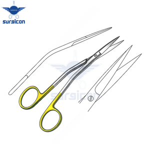 Ciseaux Fanous 14 cm / 5-1/2 pouces TC Gold, ciseaux chirurgicaux en acier inoxydable de qualité supérieure, instrument de coupe de précision - Product Image 5