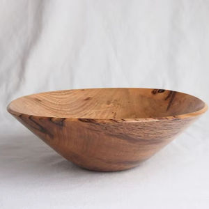 Cuenco Grande de Madera Elevado para Servir Aperitivos y Frutas, Cuenco de Madera en Venta, Suministros para Cocina y Restaurante, Cuenco de Madera para Servir - Product Image 1