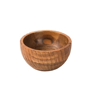 Wholesale Premium Handcrafted Natural Acacia Wood <b>Snack</b> & Serving Bowl for Party Use India - Product Image 1