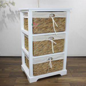 Artex Dong Thap Usine Artisanat Naturel Jacinthe D'eau Seagrass Cabinet Étagère De Stockage Unité - Product Image 1