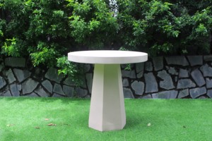 Juego de Mesa y Sillas de Jardín de Hormigón Moderno para Exteriores, Ligero, Resistente a los Rayos UV, Muebles de Comedor para Parque, Fabricante de Vietnam - Product Image 4