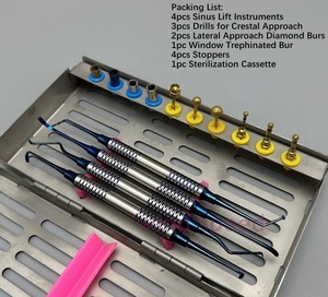 Dental Sinus Lift Elévation Dask Drills Kit Stopper Implant Lateral Approach Bur, Instruments allemands en acier, By Zarnab Surgical - Product Image 2