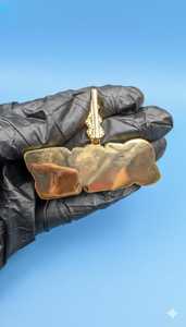 Colgante Hip Hop con Incrustaciones de Moissanita, Joyería para Raperos, Plata de Ley 925, Dos Tonos, Personalizado, Chapado en Oro de 18K, para Regalo - Product Image 6