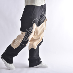 Pantalones de esquí personalizados estilo baggy, cálidos para invierno, de pierna ancha y holgada, tipo cargo para deportes de invierno con cierre de cremallera para snowboard - Product Image 5