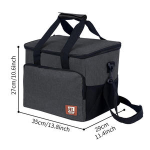 Bolsa de viaje aislada de alta capacidad con almacenamiento térmico seguro para picnics familiares grandes, viajes a la playa y catering profesional. - Product Image 6