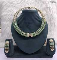 Parure de collier ras-du-cou Hasli rose Rani de luxe, plaqué or, style indien, avec boucles d'oreilles rouges rubis, pour mariage