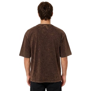 Custom 280gsm cotton mens <b>tshirt</b> Low MOQ for US Streetwear Brands featuring custom logo plus boxy <b>tshirt</b> - Product Image 6