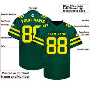 Professional Team American Football Jersey Factory Polyester Mesh Custom Player Number Embroidered Patch Quick Dry Bulk - Product Image 2