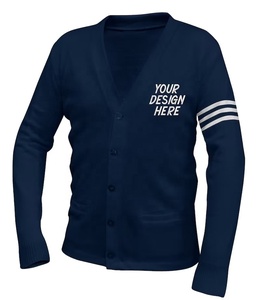 Add Your Custom High-quality V-neck <b>Sweaters</b> for sorority/Fraternity/ Schools/Colleges/Universities Logos Knitted <b>Cardigans</b> - Product Image 1