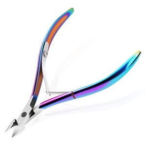 Coupe-ongles en acier inoxydable personnalisé avec logo, ouverture large, lame tranchante, usage professionnel pour les ongles des doigts - Product Image 1