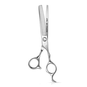 Tijeras de Adelgazamiento de Cabello de Acero Inoxidable con 30 Dientes y Recubrimiento, Cuchillas Duraderas con Diseño de Dientes de Ciervo para un Adelgazamiento Preciso - Product Image 1