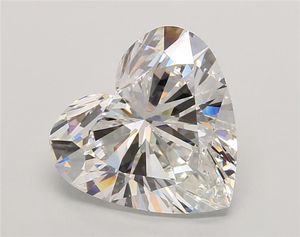 Diamante Cultivado en Laboratorio de 5.02 Quilates, Corte Corazón Brillante, Blanco, Claridad E VVS1, Fabricación de Joyería Personalizada, Diamante CVD - Product Image 2